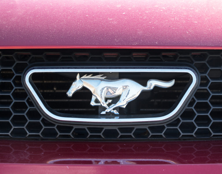 Mustang Logo Red